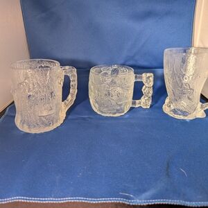 Clear Glass Mug Set